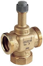 Two-way control valve PN16, flat sealing DN25-40, V5832B
