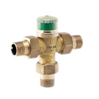 Thermostatic mixing valve with scald protection, TM200